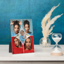 Design Your Own 5 Photo Collage Fotoplatte