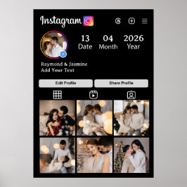 Design Your Own 7 Photo Collage Poster