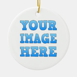 Design Your Own Ceramic Circle Ornament