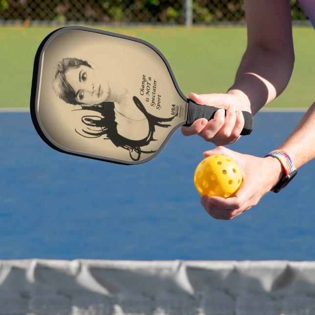 Design your own Change ist kein Zuschauersport Pickleball Schläger (InSitu)