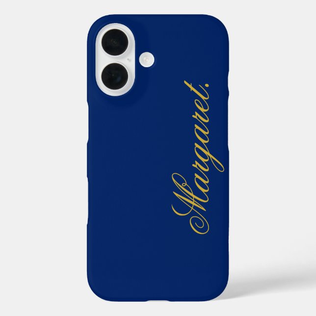 Design Your Own Name on This Navy Case-Mate iPhone Hülle (Rückseite)
