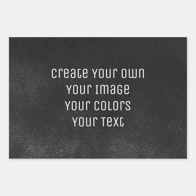 Design your way - Erstellen Sie Ihre eigene Geschenkpapier Set (Vorderseite)