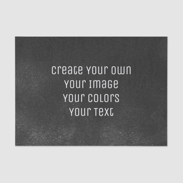 Design your way - Erstellen Sie Ihre eigene Seidenpapier (Vorderseite)