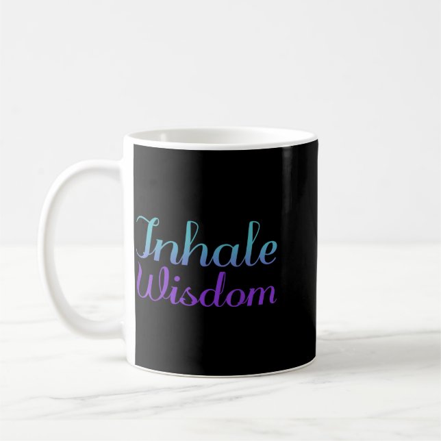 Design zur Vorbeugung durch Weisheit Kaffeetasse (Links)