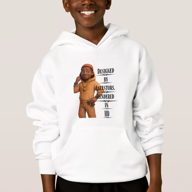 Designed By Ancestors,Pixarstyle 3D Hoodie (Vorderseite)