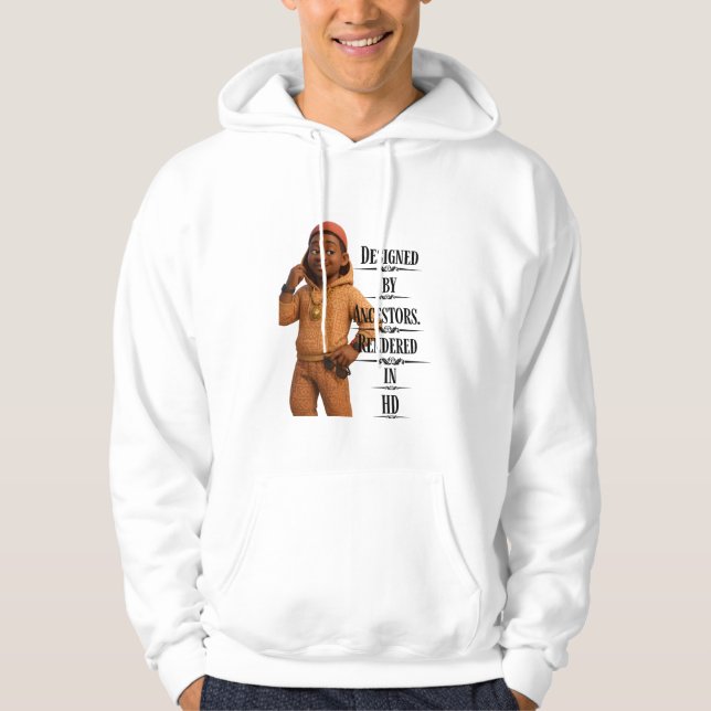 Designed By Ancestors,Pixarstyle 3D Hoodie (Vorderseite)