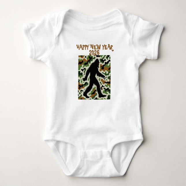 Designed by Bigfoot Sasquatch, Baby Strampler (Vorderseite)