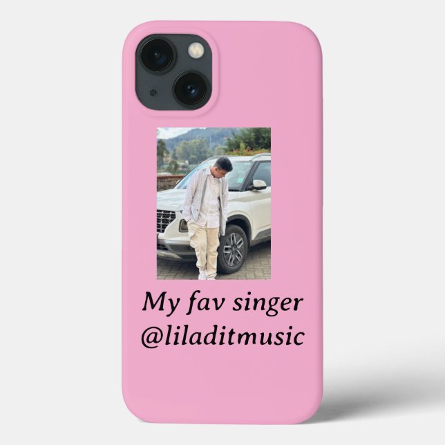 designed in my fav singer lil adit music Case-Mate iPhone hülle (Rückseite)