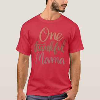 DESIGNEine dankbare Mama coole 70er Jahre Familie T-Shirt