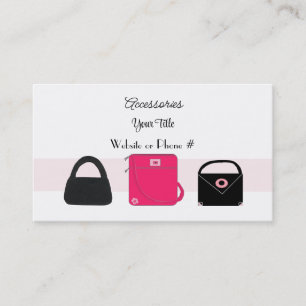 Designer-Accessoires-Handtasche Visitenkarte