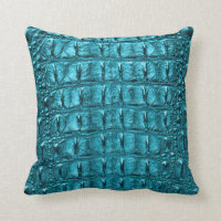 Designer-Alligatorkrokodil-Haut-Türkis-Blau
