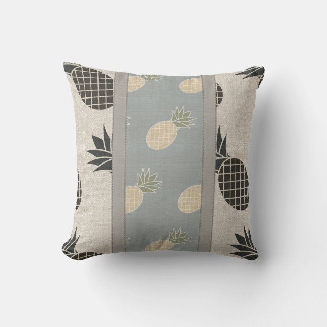 Designer-Ananas-Kissen im Freien Kissen (Vorderseite)
