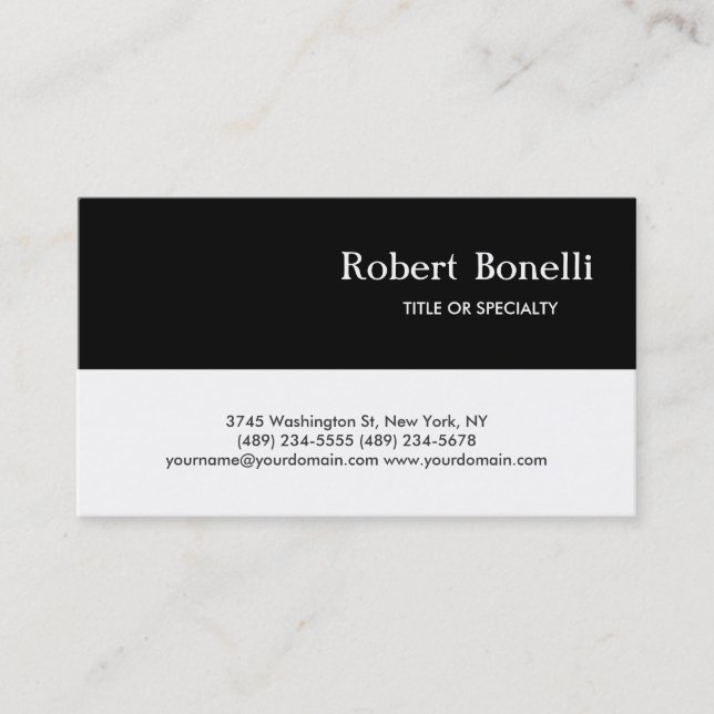 Designer Automotive Bakery Music Etc Business Card Visitenkarte (Vorderseite)