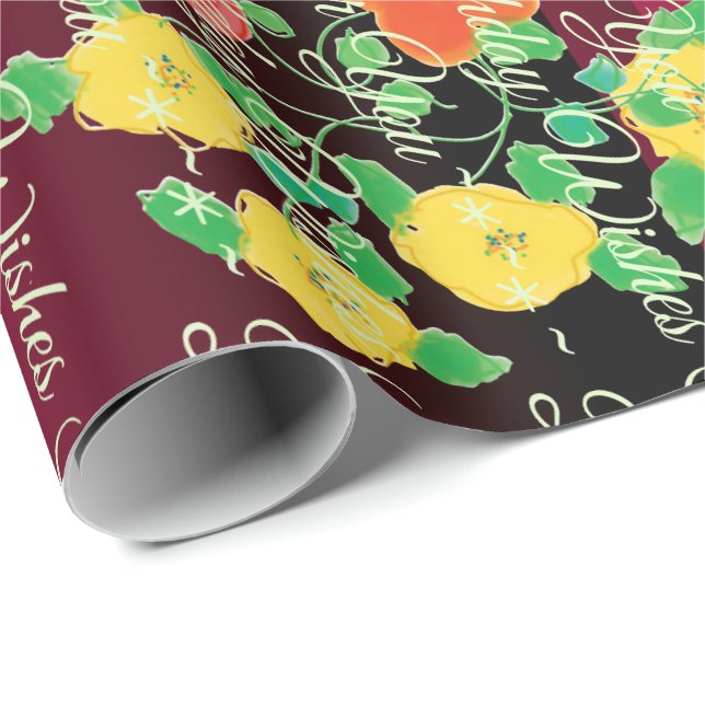 Designer Birthday Geschenkwrap Geschenkpapier (Rolleneckpunkt)