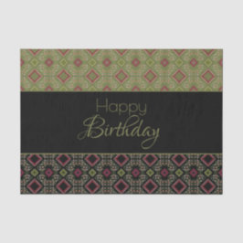 Designer Birthday Tissue Seidenpapier