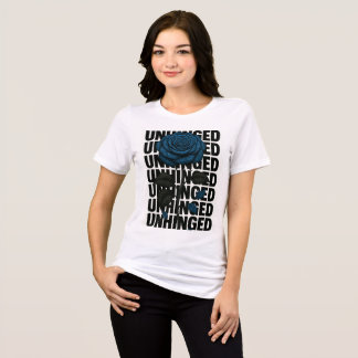 Designer Blaue Rosen Frau Tri-Blend Shirt