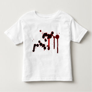 Designer Blood Spritzer Kleinkind T-shirt