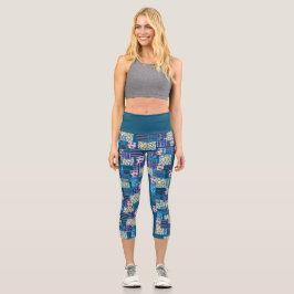 Designer Capri Leggings