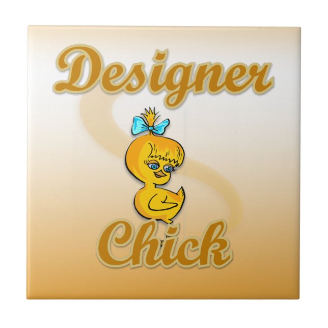 Designer Chick Fliese (Vorderseite)