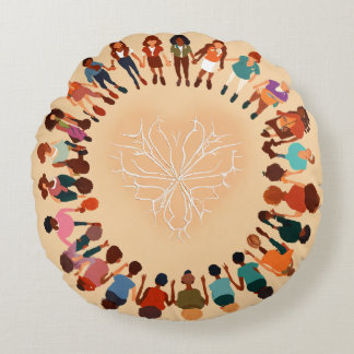 Designer Cushion Cover Rundes Kissen