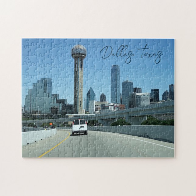 Designer Downtown Dallas Texas Puzzle (Horizontal)