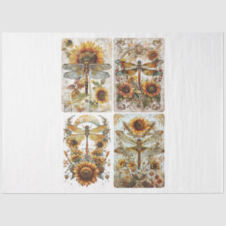 Designer Dragonflies Seidenpapier