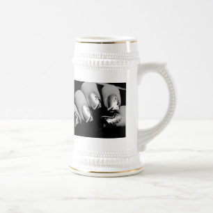 Designer Fingernails Bierglas