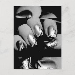 Designer Fingernails Postkarte