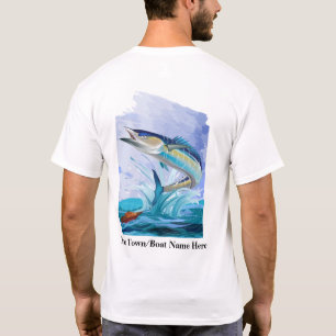 Designer Fishing-T - Shirt. Der Wahoo mit Attitude T-Shirt