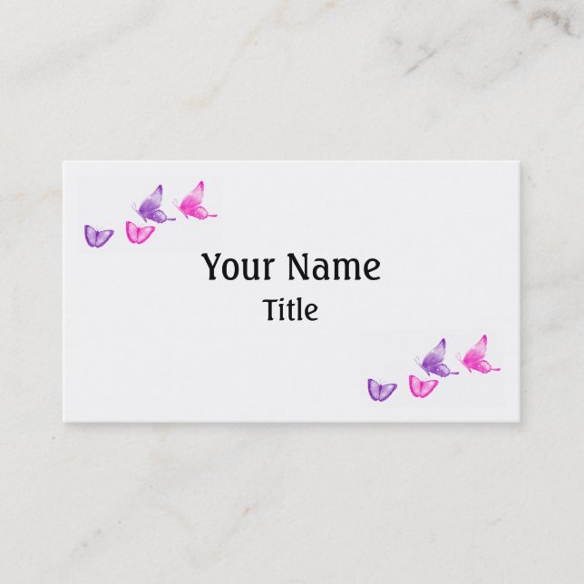 Designer-Foto-Geschäfts-Karten-Schablone Visitenkarte (Vorderseite)