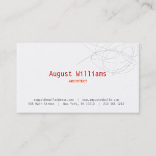 DESIGNER-GEKRITZEL Visitenkarte