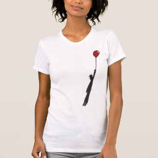 Designer-Grafik-T-Shirt "allein" fliegend T-Shirt