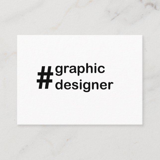 Designer-Grafikdesigner Visitenkarte (Vorderseite)