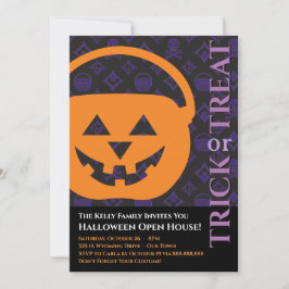 Designer Halloween, Bold Pumpkin Einladung