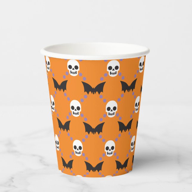 Designer Halloween! Gucci Inspiriert Pumpkins Pape Pappbecher (Vorderseite)