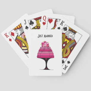 Designer-Hochzeitstorte Spielkarten