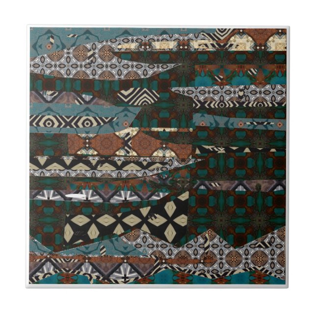 Designer-Keramik Fliese (Vorderseite)