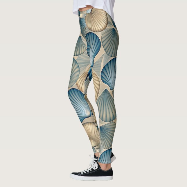 Designer-Leggings mit ausgefallenem Muster  Leggings (Links)