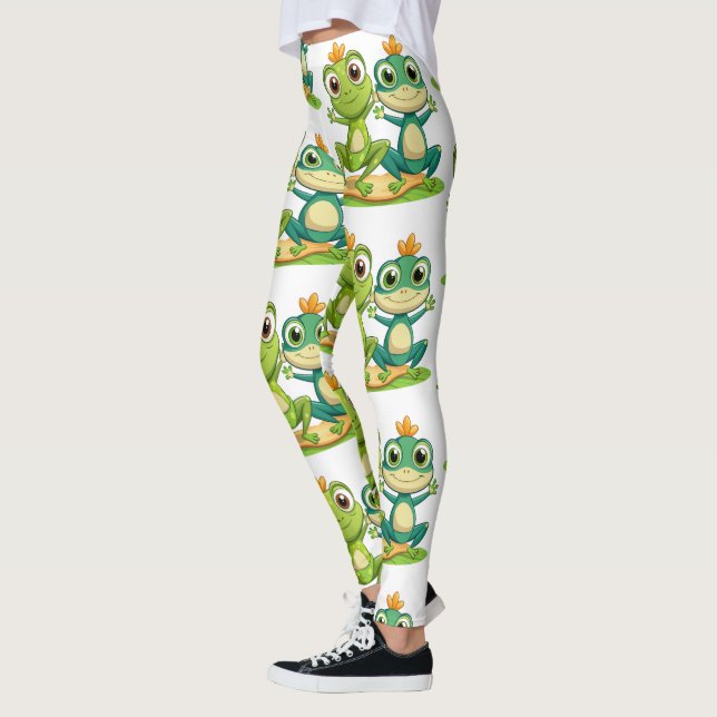 Designer-Leggings mit ausgefallenem Muster  Leggings (Links)