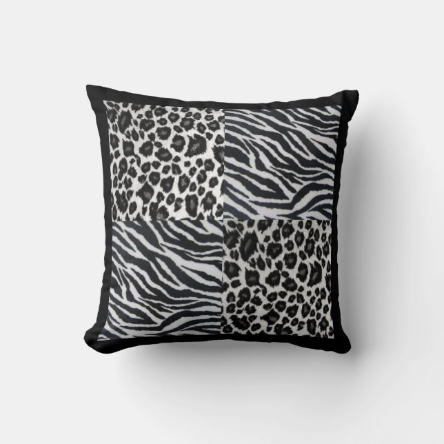 Designer-Leopard-Kissen Kissen (Vorderseite)