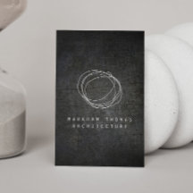 Designer-Logo auf Schwarz-Grunge-Metal