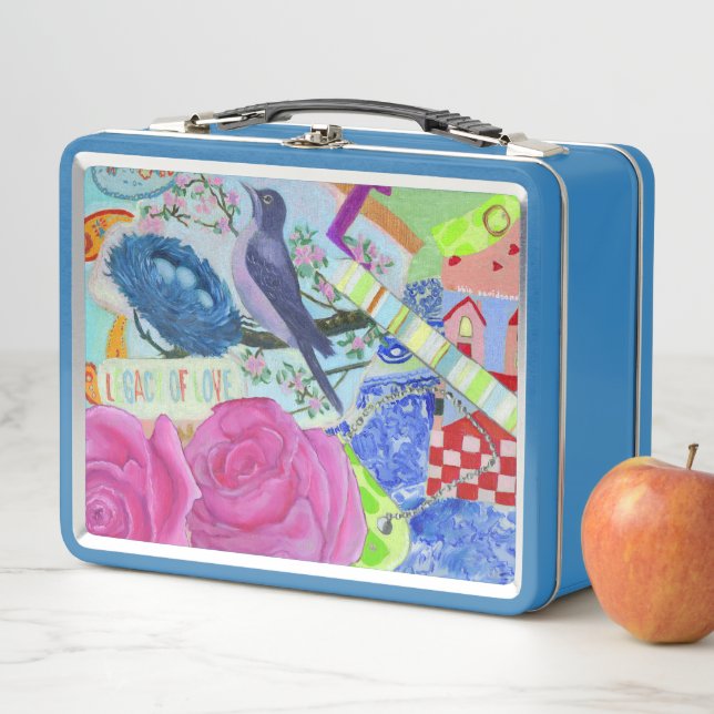 Designer Metal Lunchboxen - Kunst von Debbie David (Beispiel)