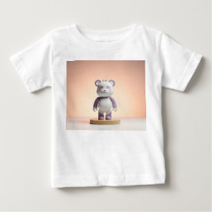 Designer-Panda-Vinylspielzeug mit Porzellanfinish Baby T-shirt