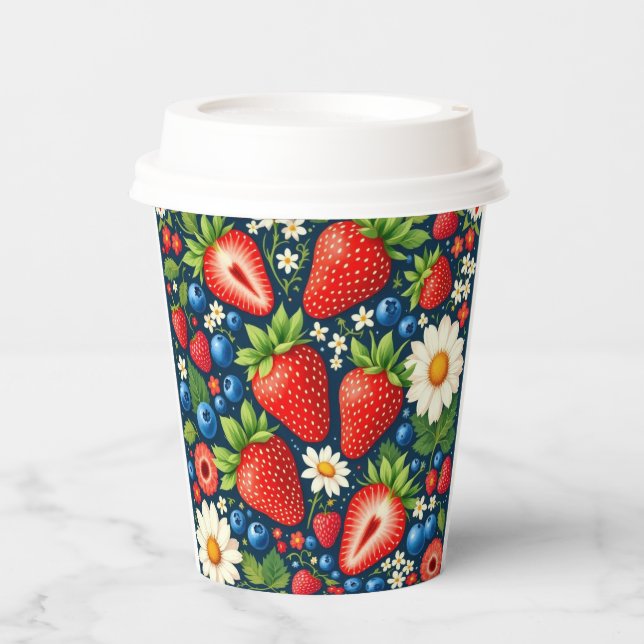 Designer Paper Cup w/Lid Pappbecher (Vorderseite)