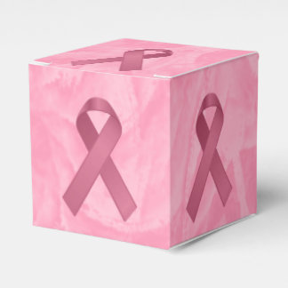 Designer Pink Ribbon Geschenkschachtel