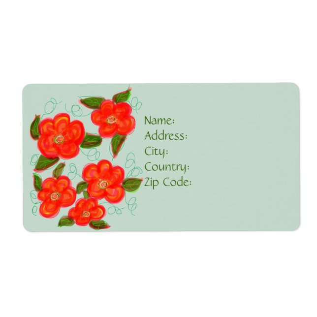 Designer-Rückgabe- oder -versandschild (Vorne)