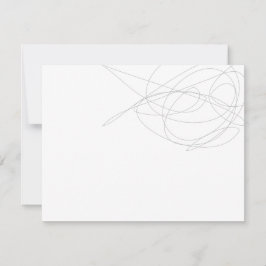 DESIGNER SCRIBBLE Persönliche Stationierung/Noteca Mitteilungskarte