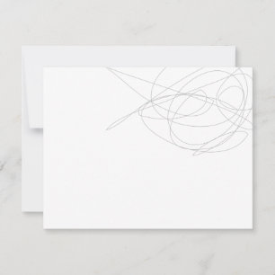 DESIGNER SCRIBBLE Persönliche Stationierung/Noteca Mitteilungskarte