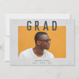 Designer Script Grad Gray Modern Two Foto Ankündigung
