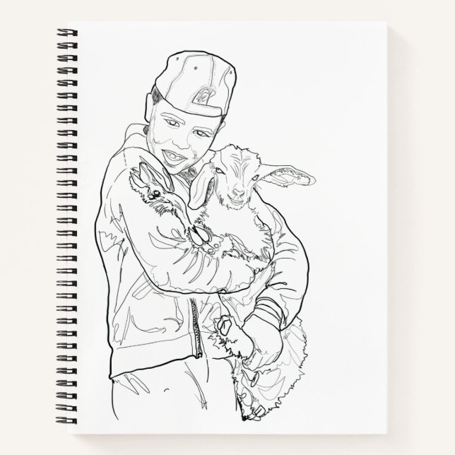 Designer Skizzenbuch Notizbuch (Vorderseite)